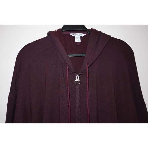 ATHLETA 860065-02 Women Sz L Purple Oversized Balance Full Zip Hooded Jacket - Picture 4 of 11